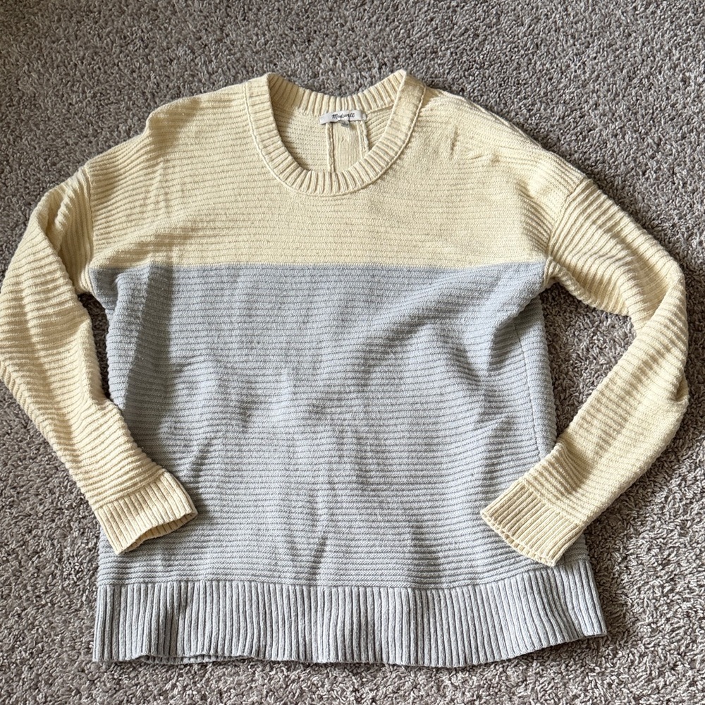 MADEWELL - color block sweater